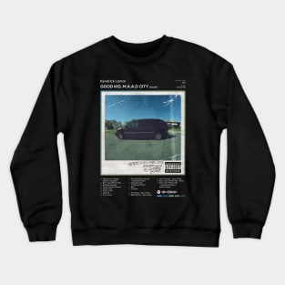 Kendrick Lamar - good kid, m.A.A.d city (Deluxe) Tracklist Album Crewneck Sweatshirt